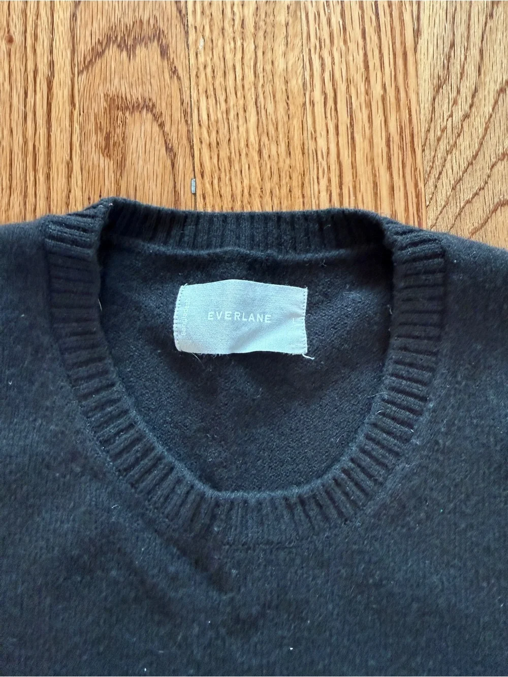 Everlane Black Crewneck Sweater - Large